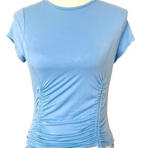 🌟 Stylish Blue Ruched Top by PUBLIK 🌟 L
